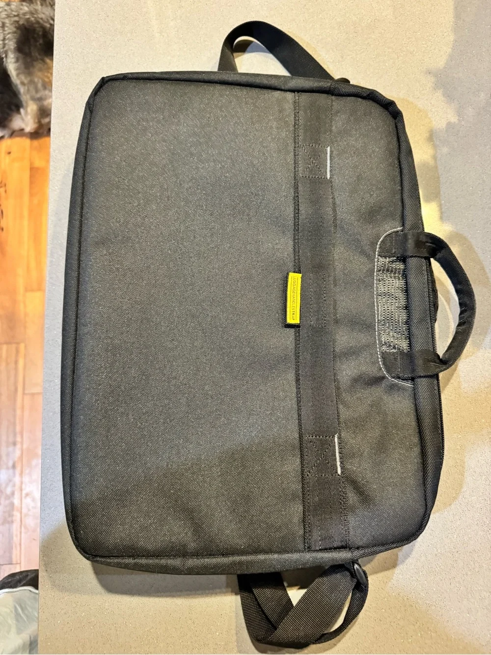 OGIO Black Laptop Briefcase with Orange Accent